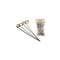 REGENT BAMBOO DISPOSABLE FOOD PICKS RING DESIGN IN BLACK & NATURAL 50PCS, (180MM)