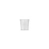 REGENT DISPOSABLE PLASTIC CUPS ROUND FLUTED 10PCS, (70X63MM DIA)