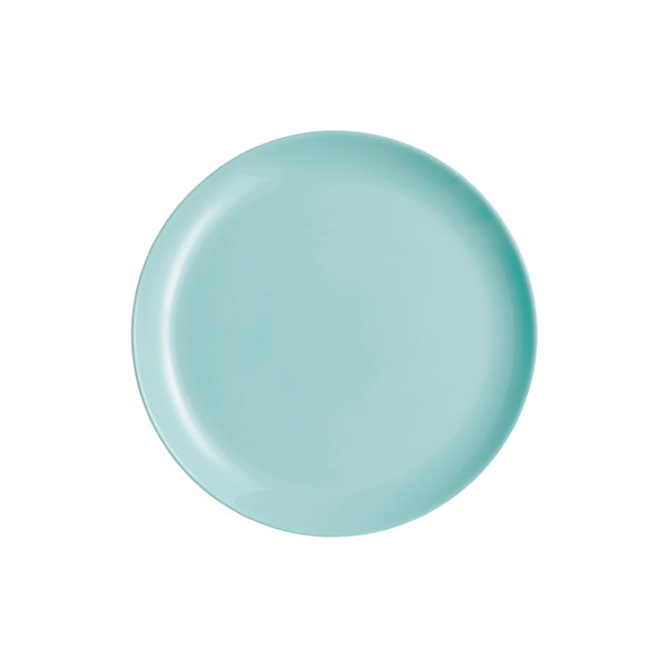 LUMINARC OPAL TURQUOISE DINNER PLATE, (270MM DIA) CARTON