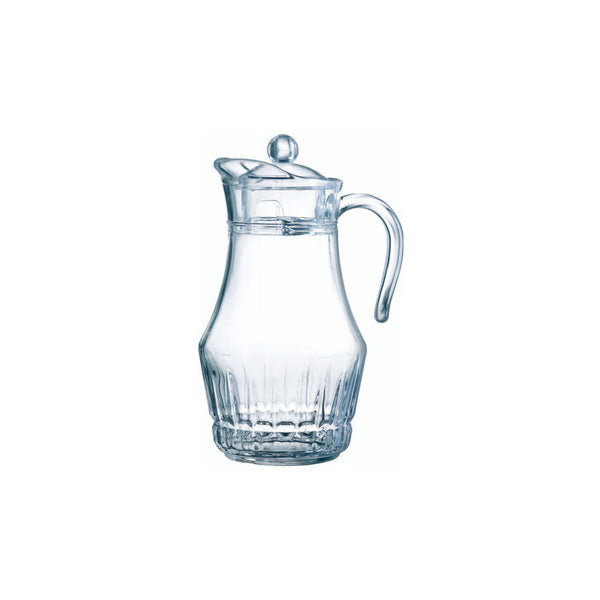 ARCOPAL VICTORIA GLASS JUG WITH LID, (1.8LT)