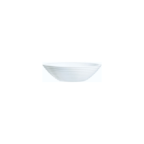 LUMINARC STAIRO WHITE TEMPERED GLASS MULTI-PURPOSE BOWL, 450ML (160MM DIA)