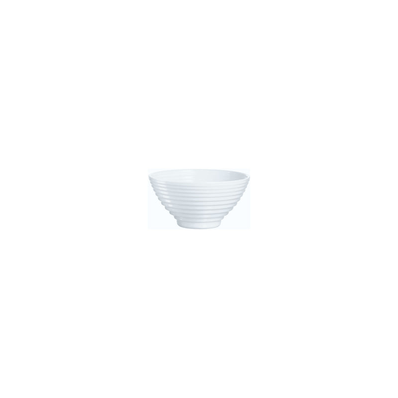 LUMINARC STAIRO WHITE TEMPERED GLASS RICE BOWL, 40ML (120MM DIA)