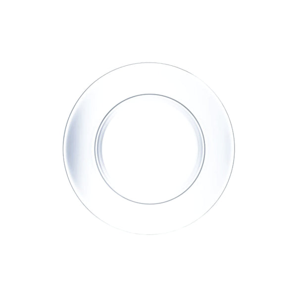 LUMINARC DIRECTOIRE CLEAR TEMPERED GLASS SOUP PLATE, 700ML (230MM DIA)