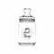 REGENT PRINTED GLASS CANISTER - YOU SWEET THING, 1LT (200X105MM DIA)