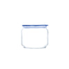 LUMINARC FLAT LID JAR BLUE, 500ML (100MM DIA)