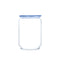 LUMINARC FLAT LID JAR BLUE, 1LT (100MM DIA)