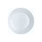 LUMINARC STAIRO WHITE TEMPERED GLASS LARGE DINNER PLATE, (270MM DIA)