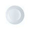 LUMINARC STAIRO WHITE TEMPERED GLASS LARGE DINNER PLATE, (270MM DIA)