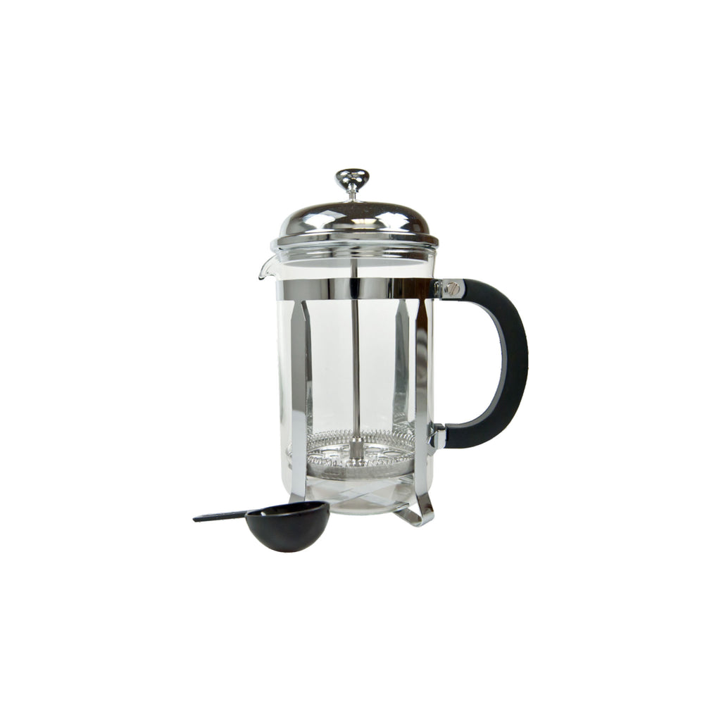 REGENT COFFEE PLUNGER WITH CHROME FRAME 6 CUP, (900ML)