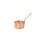 REGENT COOKWARE MINI SAUCE POT WITH BRASS HANDLE AND LID ST STEEL COPPER PLATED, (90MM:DX165X52.5MM