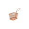 REGENT CHIP FRYER MINI SERVING BASKET COPPER PLATED, (180/105X85X135MM)