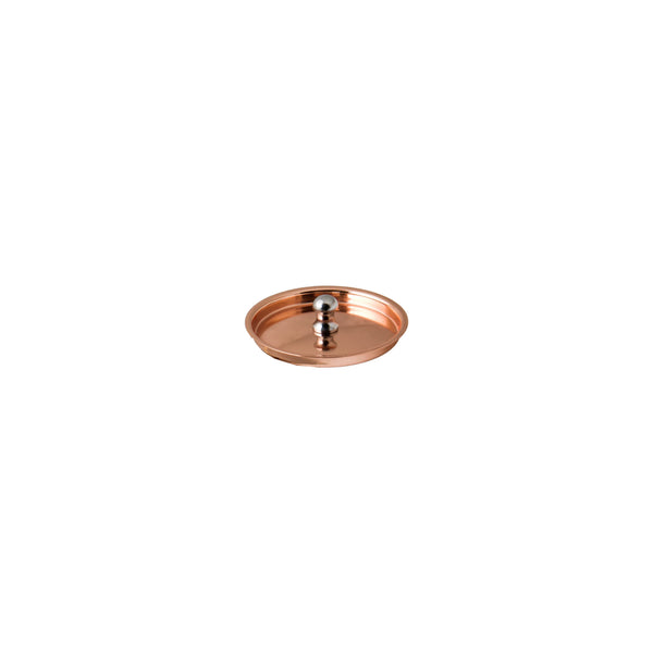 REGENT COOKWARE LID ST STEEL COPPER PLATED TO FIT 90MM DIA POT