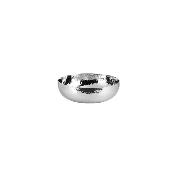 REGENT COOKWARE SERVING BOWL HAMMERED ST STEEL, 400ML (36X138MM DIA)