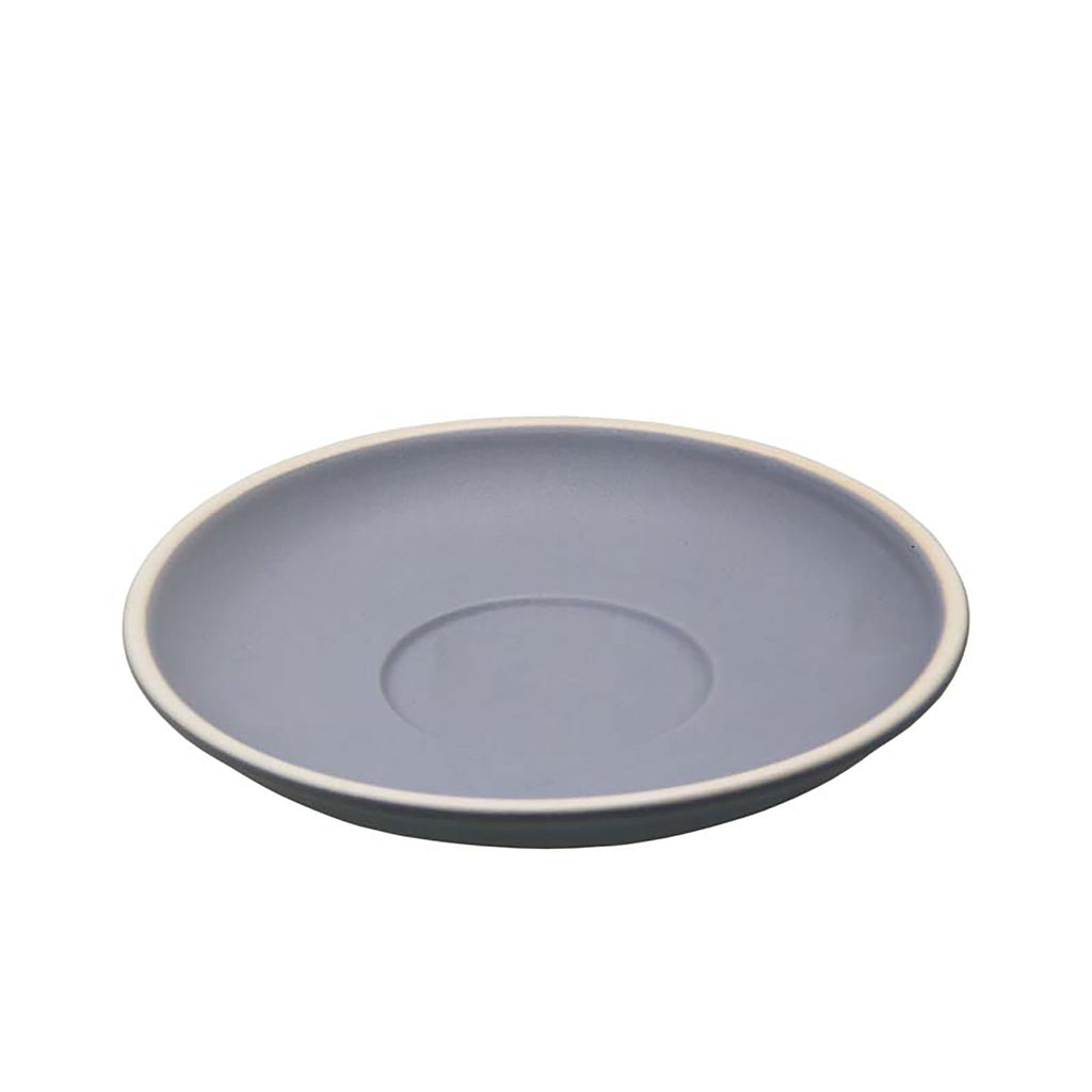 REGENT STONEWARE CAPPUCCINO SAUCER MATT GREY, (140MM DIA) EA.