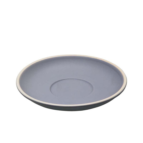 REGENT STONEWARE CAPPUCCINO SAUCER MATT GREY, (140MM DIA) EA.