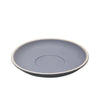 REGENT STONEWARE CAPPUCCINO SAUCER MATT GREY, (140MM DIA) EA.