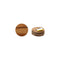 REGENT ACACIA WOOD COASTERS ROUND 4 PIECE SET, (100MM DIAX8MM)