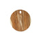 REGENT ACACIA WOOD SERVING BOARD ROUND WITH RING HANDLE, (350X310X15MM)