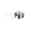 FISSLER PRESSURE COOKER PERFORATED INSERT & TRIPOD, 220MM DIA