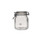REGENT HERMETIC CANISTER WITH GLASS LID AND BLACK CLIP, 1LT (150X125X110MM DIA)