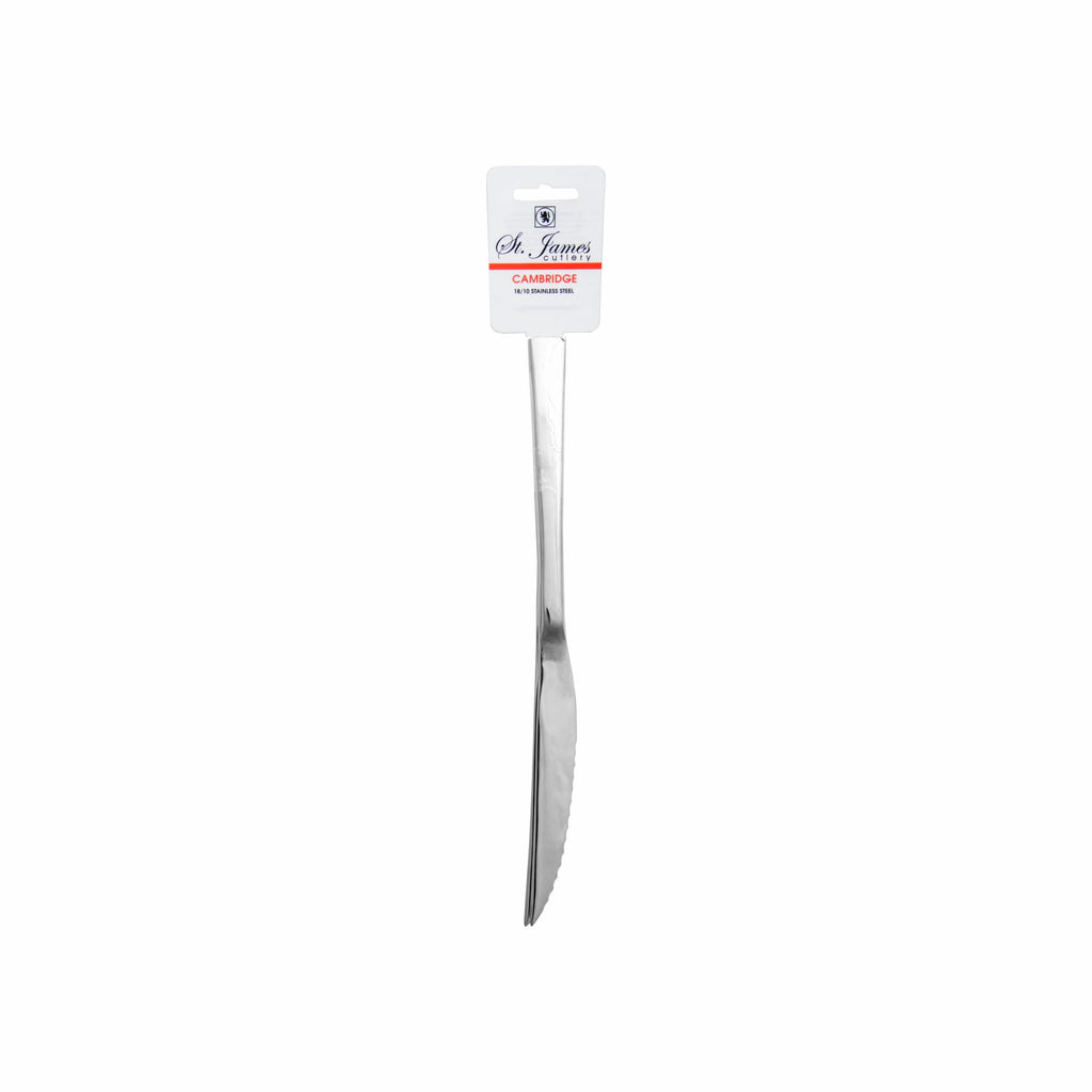 ST. JAMES CUTLERY CAMBRIDGE 18/10 STEAK KNIFE 2PC HANG PACK