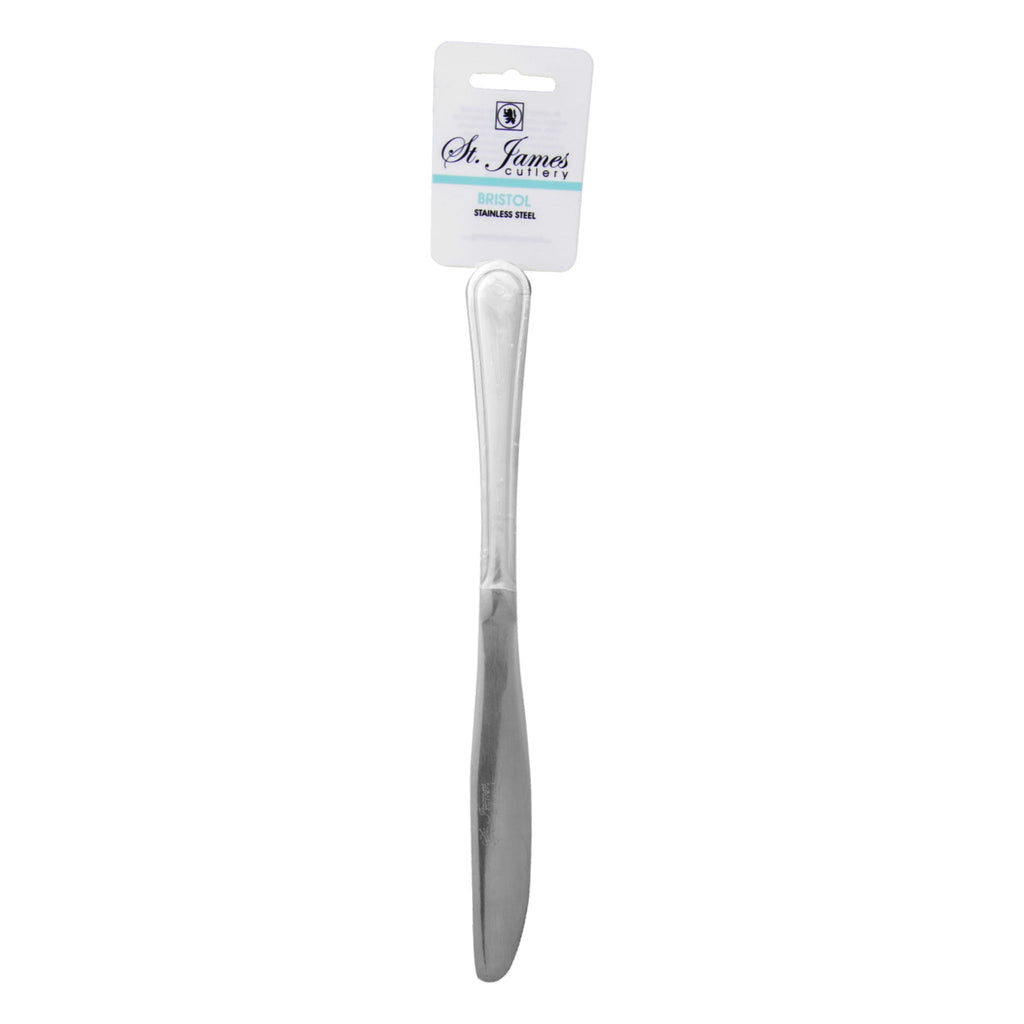 ST. JAMES CUTLERY BRISTOL (880) TABLE KNIFE 2PC HANG PACK