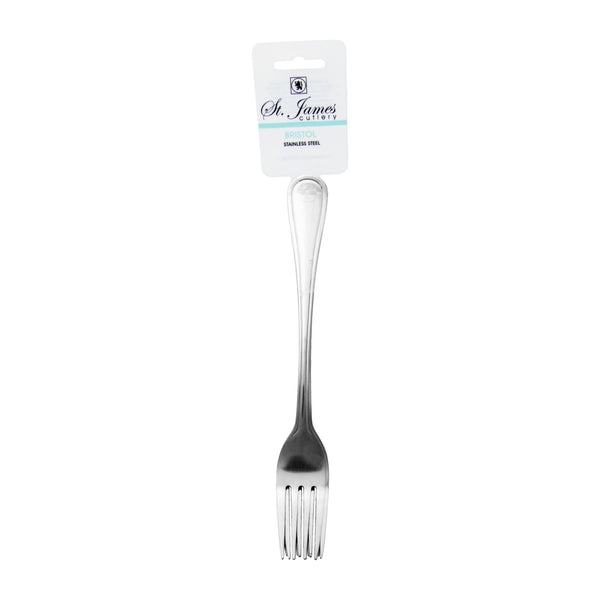 ST. JAMES CUTLERY BRISTOL (880) TABLE FORK 4PC HANG PACK