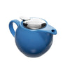 TEAPOT CERAMIC WITH ST STEEL COVER & INFUSER BLUE, (350ML)