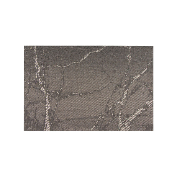 REGENT PLACE MATS WOVEN PVC GREY MARBLE, (300X450MM)