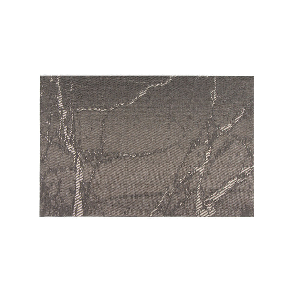 REGENT PLACE MATS WOVEN PVC GREY MARBLE, (300X450MM)