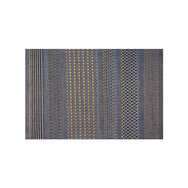 REGENT PLACE MATS WOVEN MIDNITE BLUE PVC, (300X450MM)