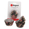 REGENT CAKE CUPS BLACK WITH PINK ROSES AND WHITE DAISIES 50 PCS, (50X32.5MM)