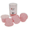 REGENT CAKE/ICE CREAM CUPS PINK CHECK PET LINED 25 PCS, (44X35MM)