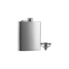 BAR BUTLER HIP FLASK WITH FUNNEL ST STEEL, 250ML (149X93X23MM)
