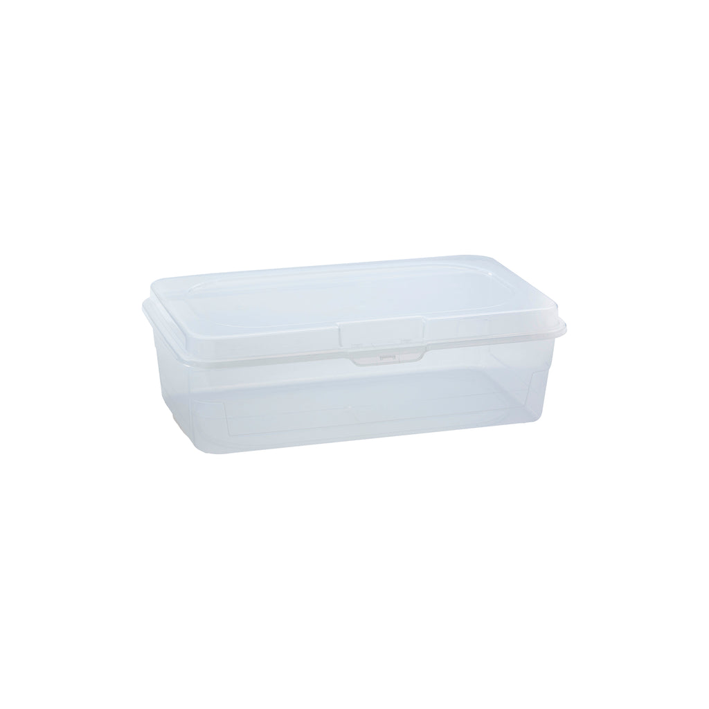 REGENT PLASTIC KEMPY RECTANGULAR STORAGE BOX CLEAR, 4.6LT (350X200X115 ...