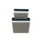 REGENT PLASTIC NEW KNIT DEEP BASKET LARGE, ASST. COLOURS BLUE, GREY AND WHITE (360X295X215MM)