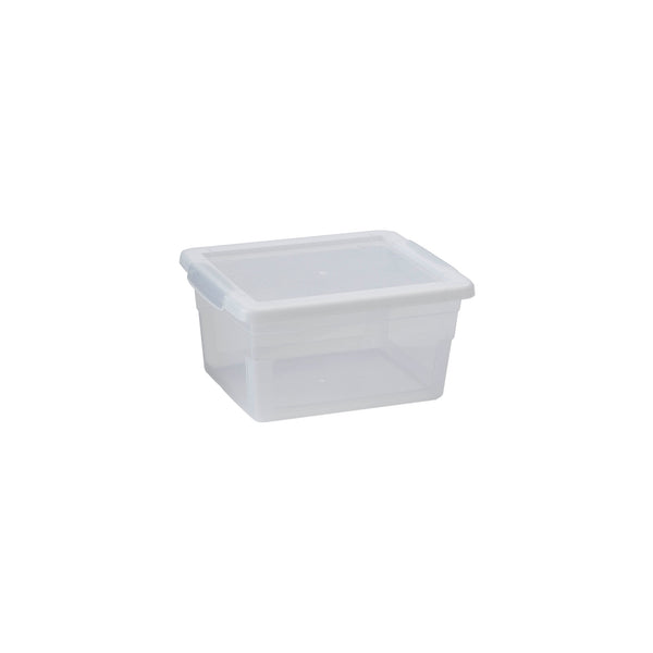 REGENT PLASTIC KEY SQUARE STORAGE BOX CLEAR, 2.1LT (200X160X100MM)