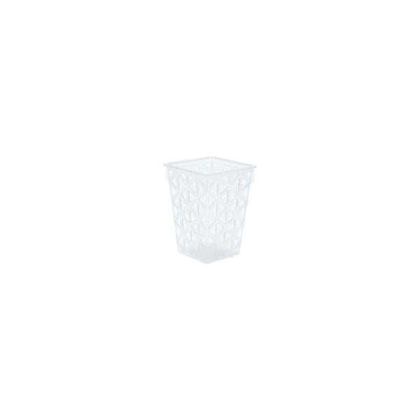 REGENT PLASTIC VENICE TALL BASKET SMALL CLEAR, (75X75X105MM)