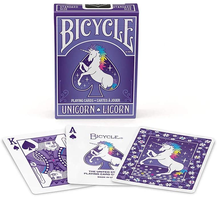 BICYCLE UNICORN PLAYING CARDS 1PK