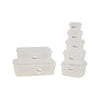 REGENT PLASTIC KEMPY SQUARE STORAGE BOX CLEAR, 700ML (130X150X70MM)