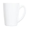 CONSOL OPAL GLASS V SHAPE WHITE MUG, (320ML)