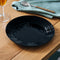 LUMINARC HARENA BLACK TEMPERED GLASS DINNER PLATE, (250MM DIA)