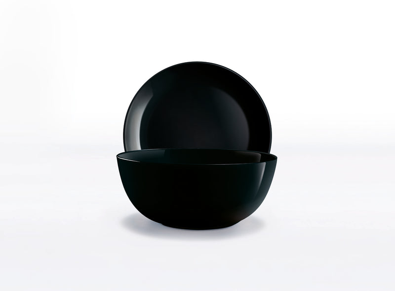 LUMINARC OPAL BLACK DINNER PLATE, (270MM DIA)